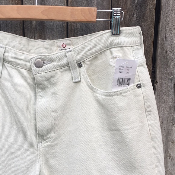 NWT AG Adriano Goldschmied Isabelle High Rise Straight Crop Jean Faded Blue 29 - Picture 8 of 16